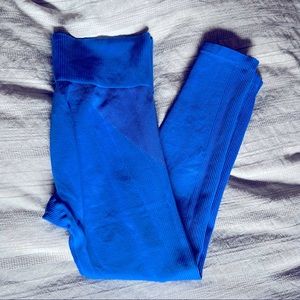 JoyLab Rib-Knit 7/8 Seamless Leggings, Sz L